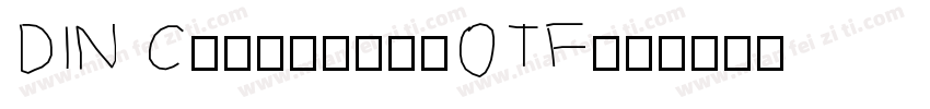 DIN CondensedOTF字体转换